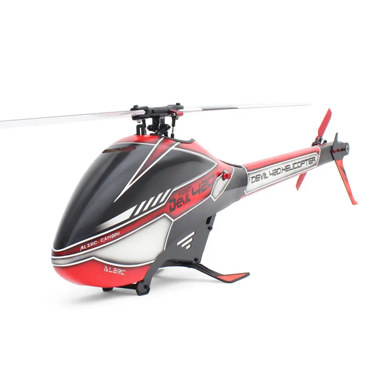 ALZRC- Devil 420 FAST FBL Super Combo Frame 420 RC Helicopter- Silver /Black