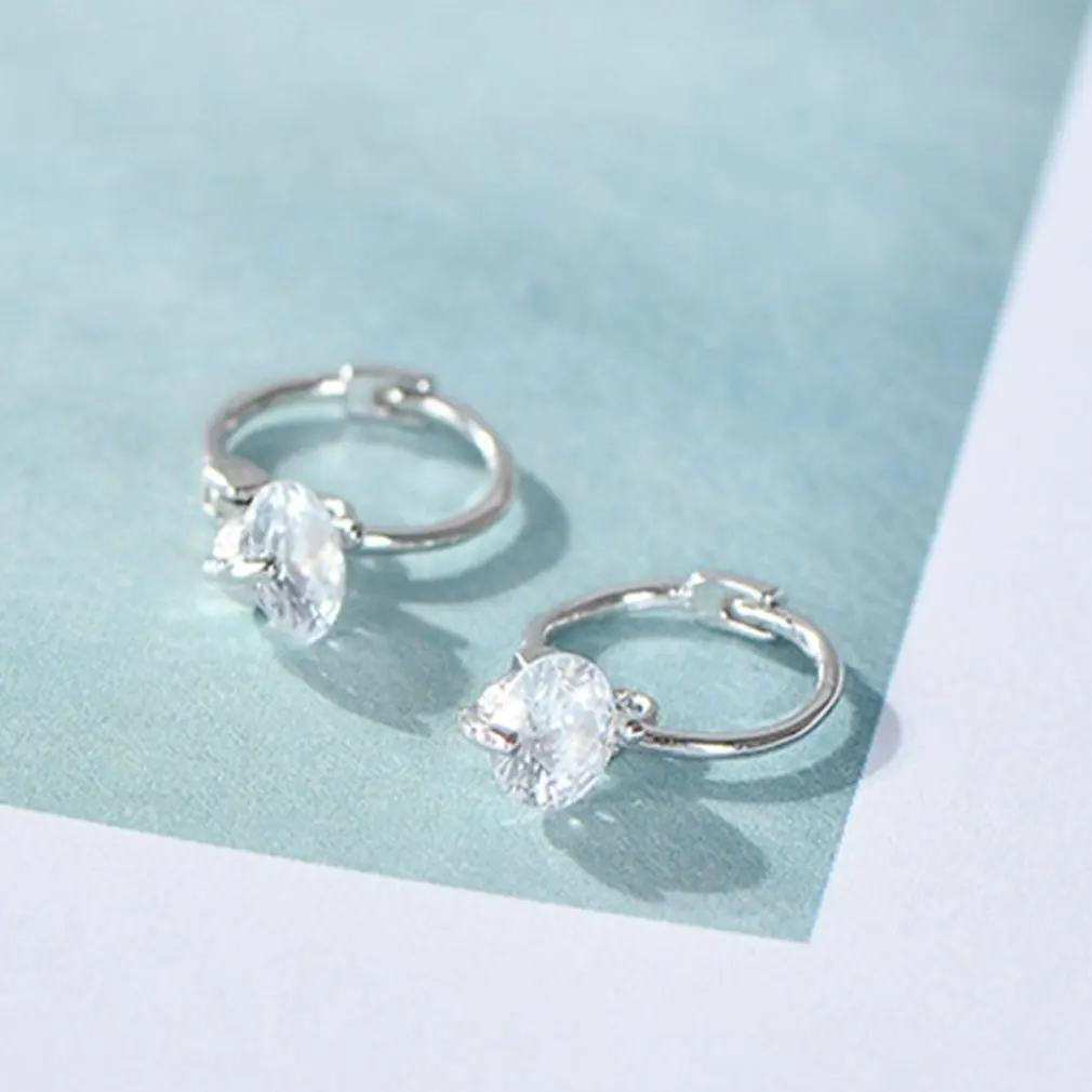 Circle Earrings Earrings Sterling Silver Earrings Fashion Earrings Trend Earrings Retro Fashion Wild Earrings