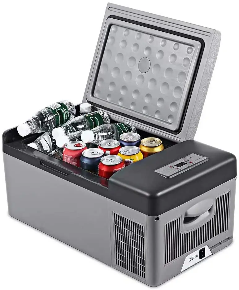 DC 12V 24V AC 220V Цифровой Дисплей с приложением компрессор автомобильный холодильник