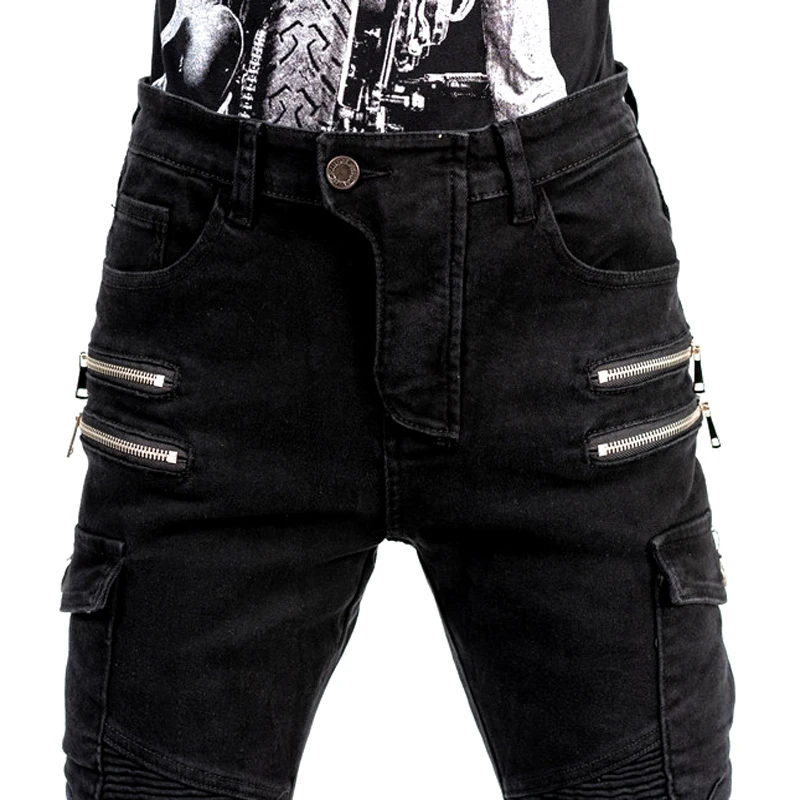 Новинка хаки/черный/синий мотоциклетные брюки мужские мото джинсы на молнии защитное снаряжение мотоциклетные Брюки Штаны для мотокросса мото брюки