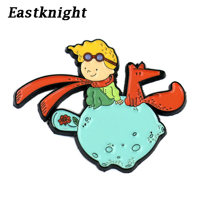 

K1121 Le Petit Prince Pins Jewelry Metal Enamel Pins and Brooches for Lapel Pin Backpack Bags Badge Collar jewelry