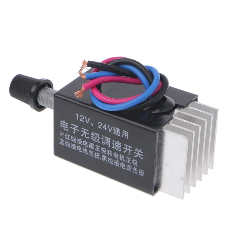 Motor Speed Controller Switch dc motor speed controller motor speed controller electric motor speed controller fan speed controller Fan Heater Control Defroster DC 12V 24V for Adjust Speed Of Automobile Fan Heater defroster etc