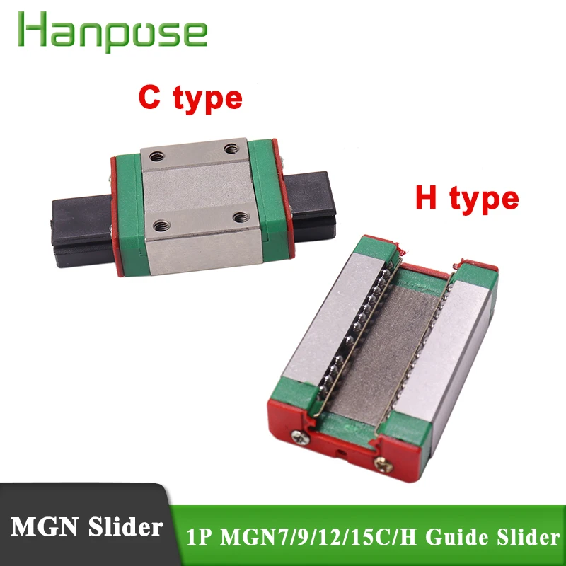 MGN7C MGN9C MGN12C MGN15C линейный слайдер Миниатюрные линейные направляющие каретки MGN7H MGN9H