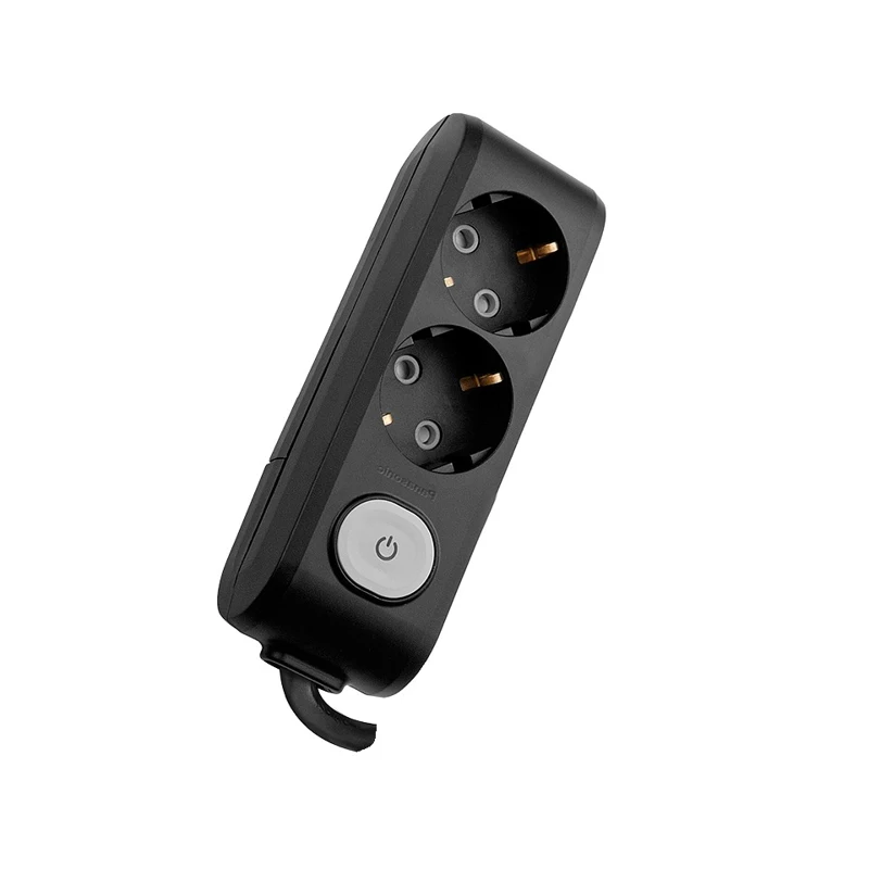 Удлинитель Panasonic WLTA04222BL RU (Черный) 2 метра|Сетевые шнуры и удлинители| |