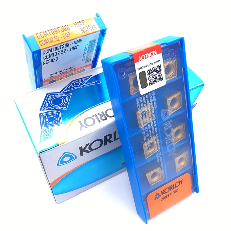 

100PCS CCMT09T308 HMP NC3020 100% Original Carbide Inserts Internal Turning Tool High Quality CNC Lathe Cutter Tools With Box