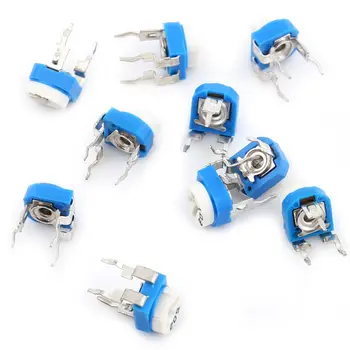 

100x Variable Resistor Multiturn Variable Resistor Trimmer Potentiometer Kit