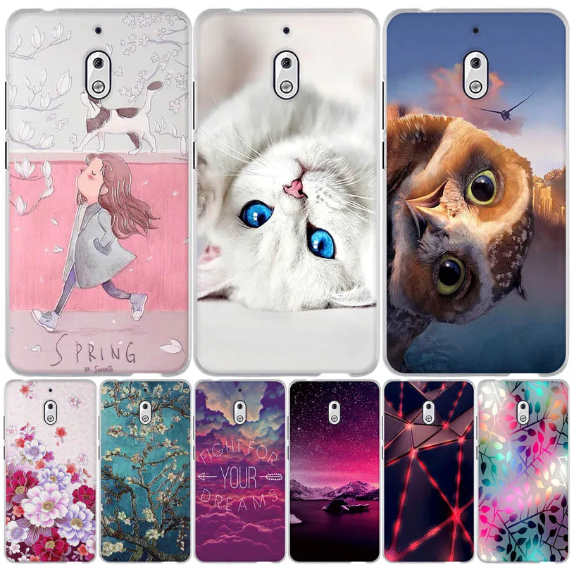 

Silicone Case for Nokia 2.1 TA-1080 TA-1093 Case Soft TPU Back Phone Cover Shockproof Printing Coque Bumper Housing Fundas