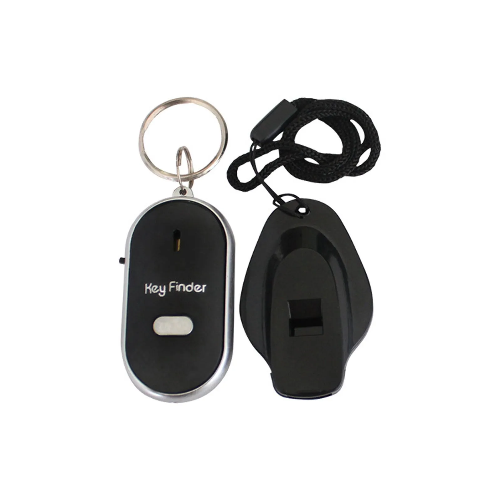 1 Stück Smart Key Finder Anti Lost Whistle Sensor Schlüsselanhänger Sound  Tracker LED Clapping Locator mit