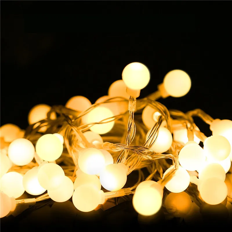 

Fairy Lights Waterproof LED Ball Fairy String 3M 5M 10M USB LED String Light Christmas Decoration Outdoor Lighting Wedding
