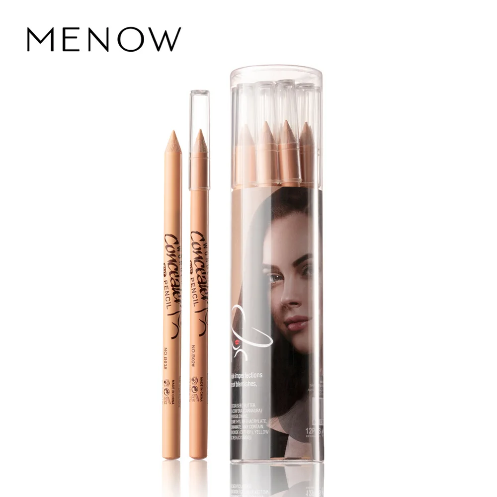 Wooden Rod Concealer Pen 12 Scars Color Pencil Makeup For Women