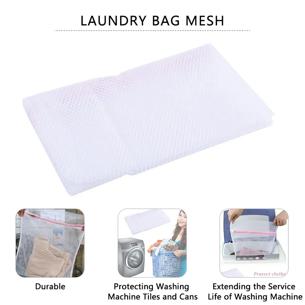 3 Sizes Zippered Mesh Laundry Wash Bags Foldable Delicates Lingerie Bra Socks Underwear Washing Machine Clothes Protection Net