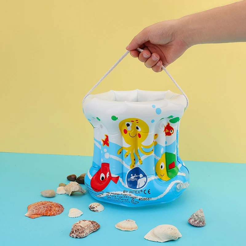 Надувной шар-ведро прозрачная нижняя погруженная пляжная Игрушка надувной шар-ведро бассейн игрушка для подводного наблюдения