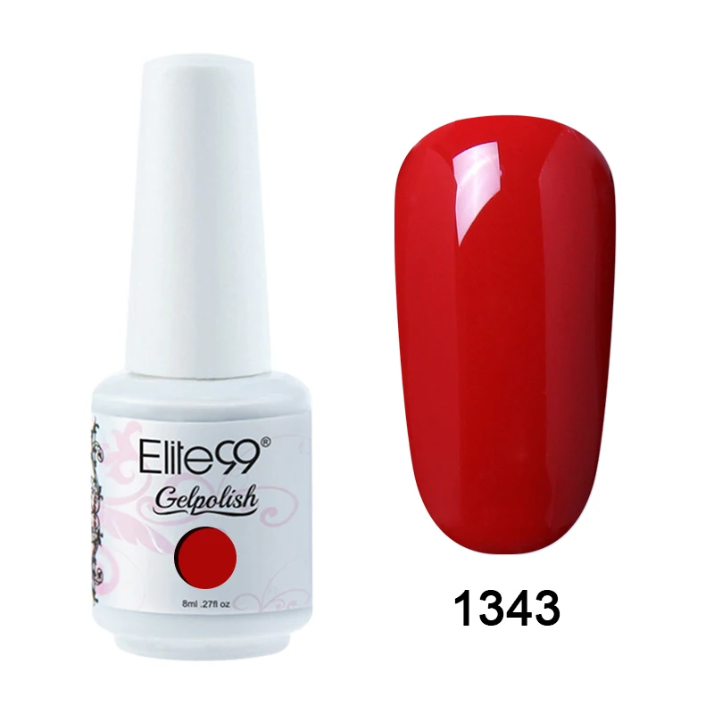 Elite9910ml Цветной Гель-лак для ногтей волшебный цветок Цветение УФ-Гель-лак замачиваемый УФ-светодиодный Гель-лак для ногтей, маникюр-лак - Цвет: 1343