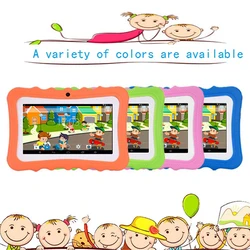 Tablette PC de 7 pouces Q728 pour l'éducation et l'apprentissage des enfants, 8 go de ram, 512M, 1024x600, Allwinner A33, Google Android 4.4, pain d'épices, Wifi 