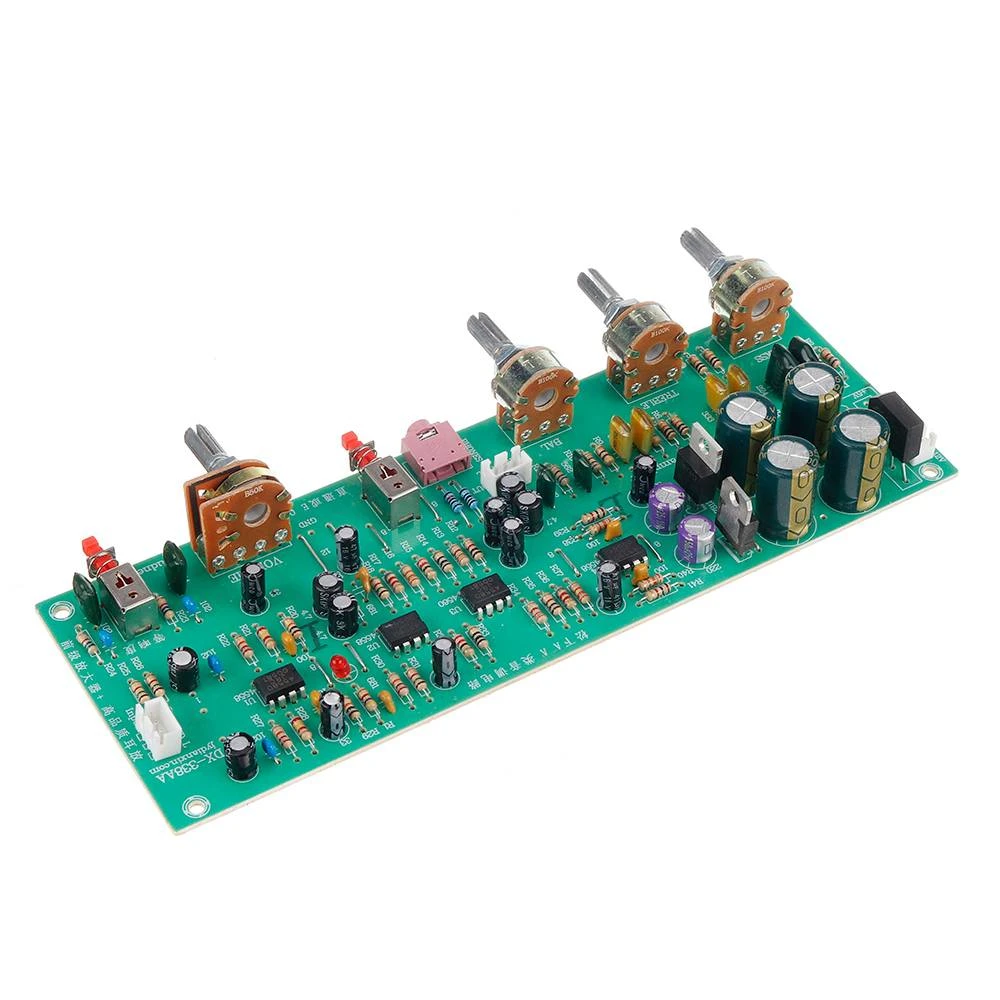 DX338A HIFI-Vorverstärker-Klangplatinen Lautstärkeregler Dual 12V-0V-12V