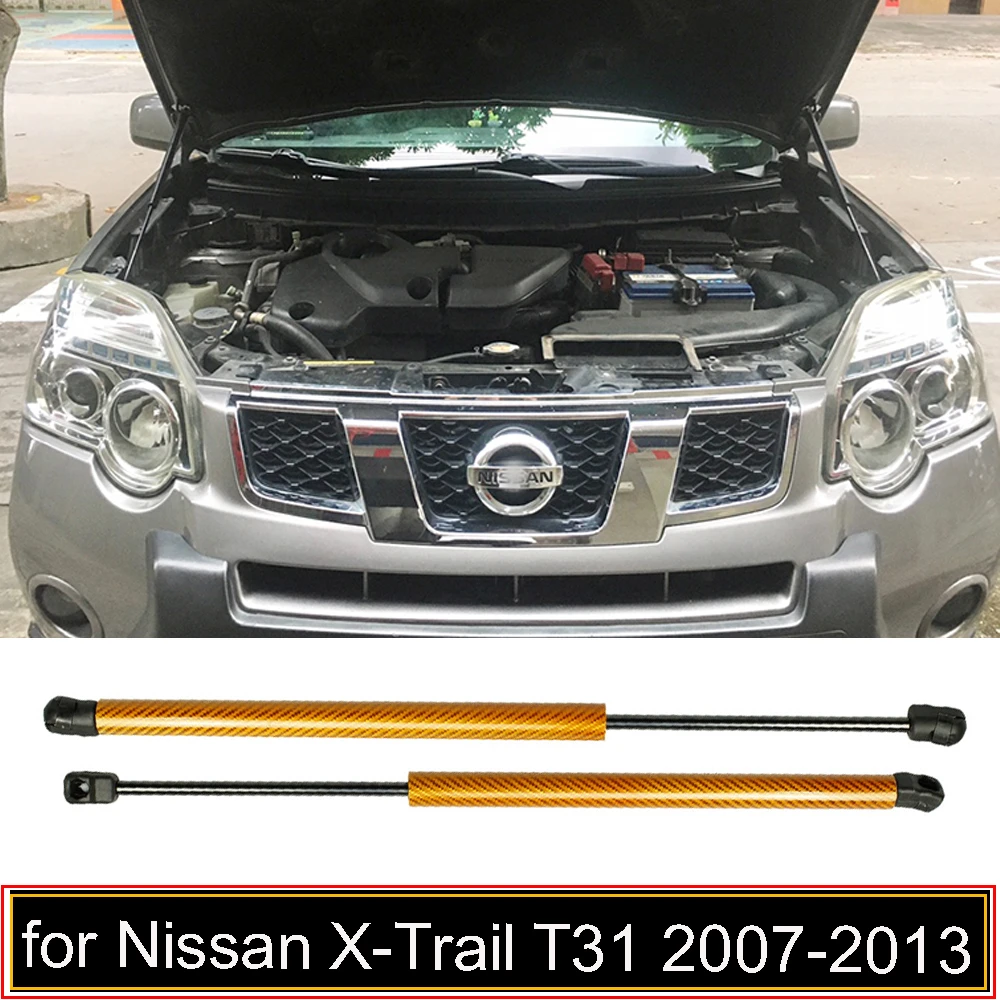 For 2007 2013 Nissan X Trail Xtrail T31 Front Hood Bonnet Modify Gas Struts Shock Damper Lift Supports Car Styling Absorber Strut Bars Aliexpress