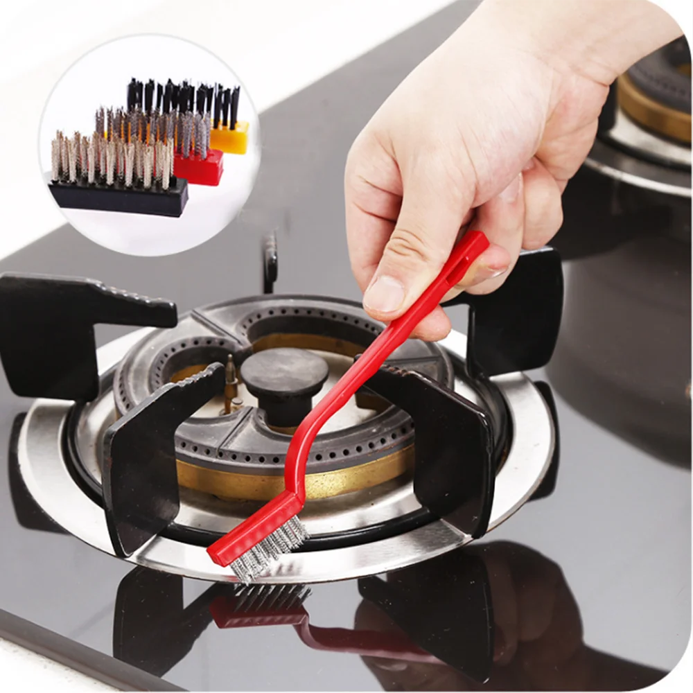 3pcs/Set Plastic Long Handle Pan Pot Brush Dish Bowl Washing Cleaning Brush Household Kitchen Cleaning Tools