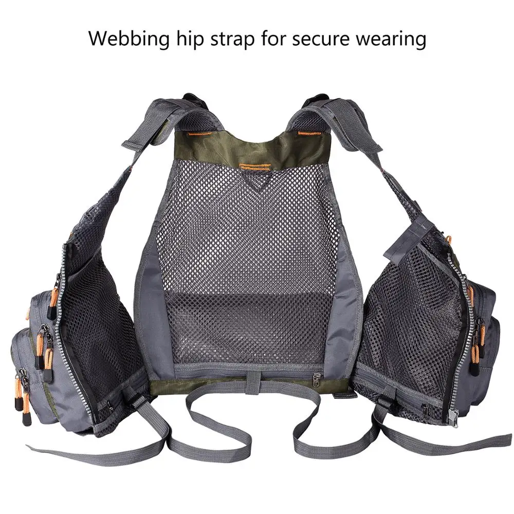 Breathable Fishing Vest Outdoor Sports Fly Swimming Adjustable Vest Fishing Tackle fly fishing vest,fishing vest