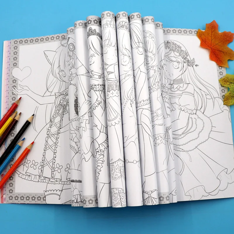 2020 New 12pcs/Set Children Kids Cute Stick Figure Children's Drawing Book  Coloring Books Easy To Learn Drawing Book Libros - AliExpress