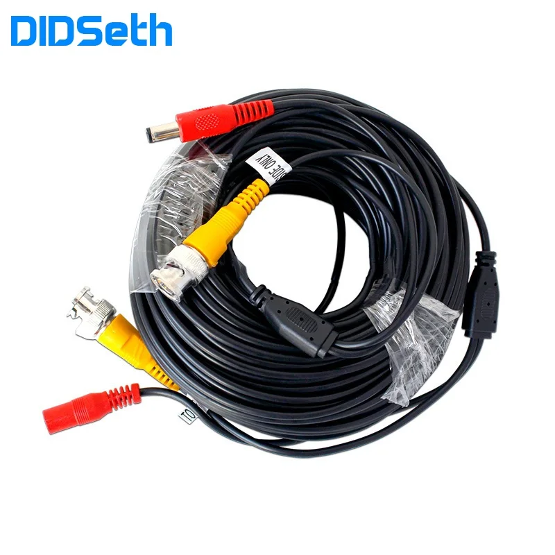 DIDSeth 30 м BNC кабель DC адаптер для видеонаблюдения DVR CCTV камера аксессуары видео