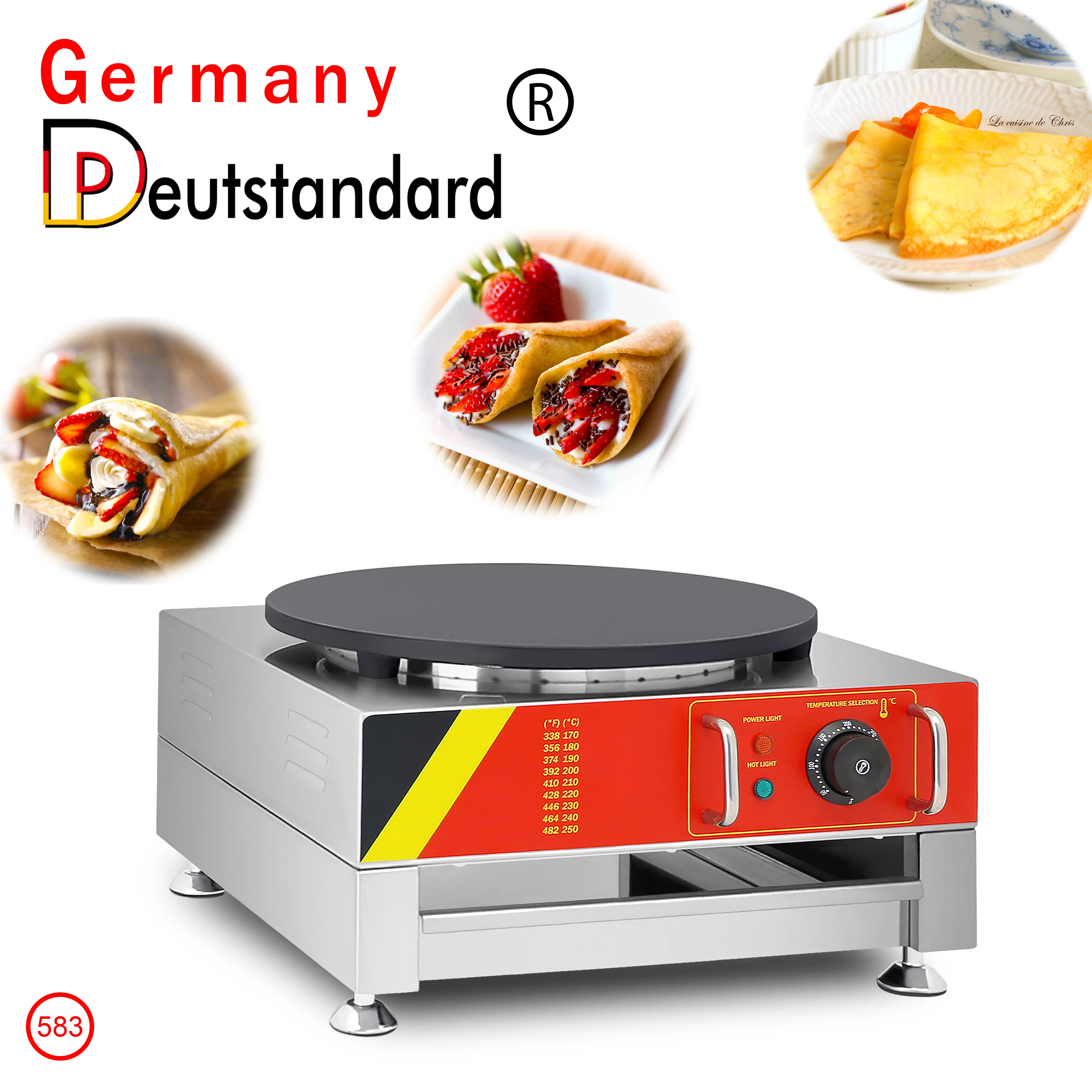

40cm Electric Crepe Maker Roti Maker Pancake Waffle Machine Bakery Oven Single Plate Crepe Machine Pancake Machine Hot sale
