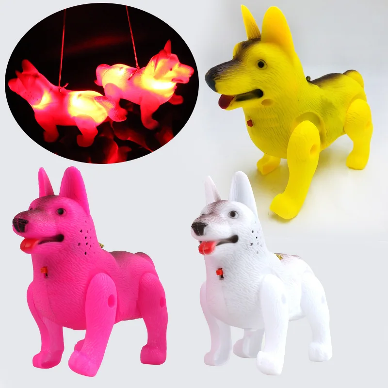 

Leash Dogs Shining Music Electric Dog Children Glowing Toy Children Night Market Stall Hot Selling Toy Wholesale