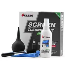Ecola CD-EL145 Набор для очистки экрана ноутбука, профессиональное решение для очистки линз. Экран телефона планшет из четырех частей I8X2