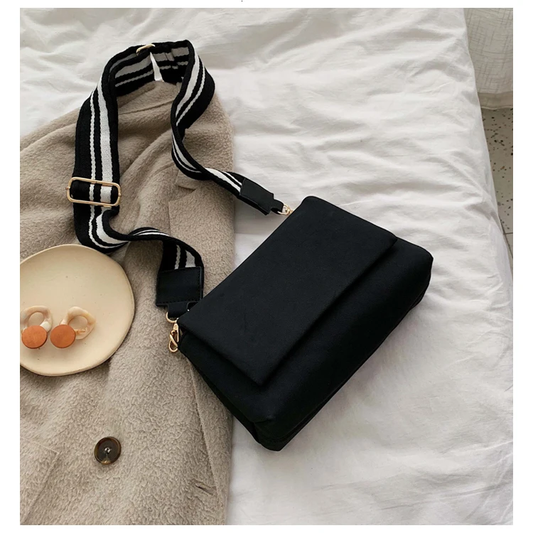 [BXX] Женская кожаная сумка-мессенджер с широкими лямками, коллекция года, винтажная одноцветная сумка через плечо, женские сумки HJ169