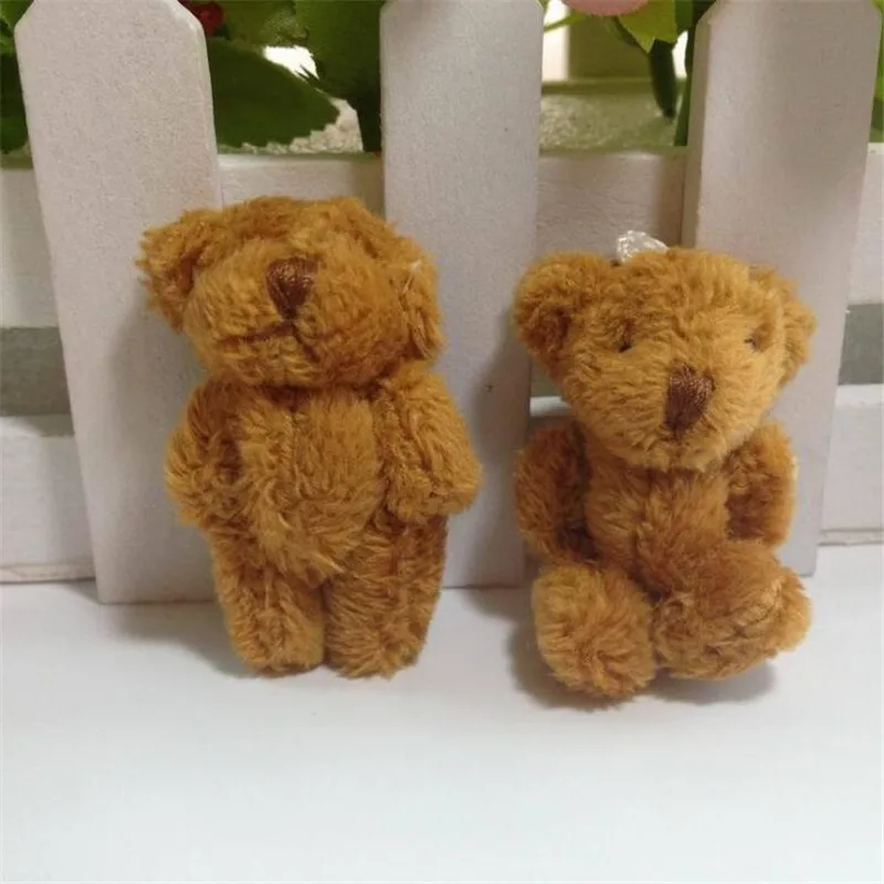 HANDANWEIRAN 5pcs Lots of Mini Cute Union Bear Plush Dolls Premium pp Cotton Padded Decorative Pendant 1 HANDANWEIRAN 5pcs Lots of Mini Cute Union Bear Plush Dolls Premium pp Cotton Padded Decorative Pendant 3