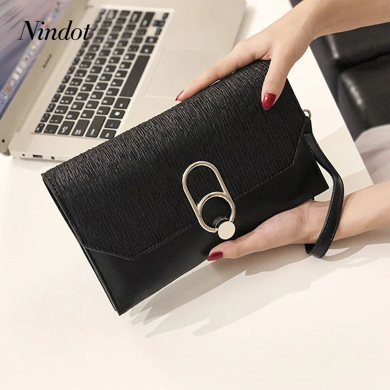 

Nindot women's clutch bag envelope evening party women messenger bags casual pu leather small shoulder crossbody bag female