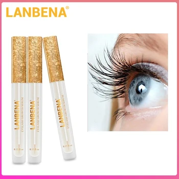 

LANBENA Eyelash Growth Eye Serum 7 Day Eyelash Enhancer Longer Fuller Thicker Lashes Eyelashes and Eyebrows Enhancer Eye Care