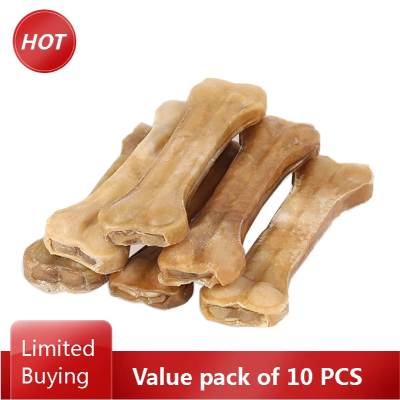 Toys-Supplies Puppy-Accessories Bones Dog-Toy Clean-Stick Dogs Food-Treats Teeth Cowhide-Bone