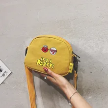 Холщовая Сумка женская стиль корейский стиль INS с буквенным рисунком сумка на плечо простая маленькая сумка на плечо