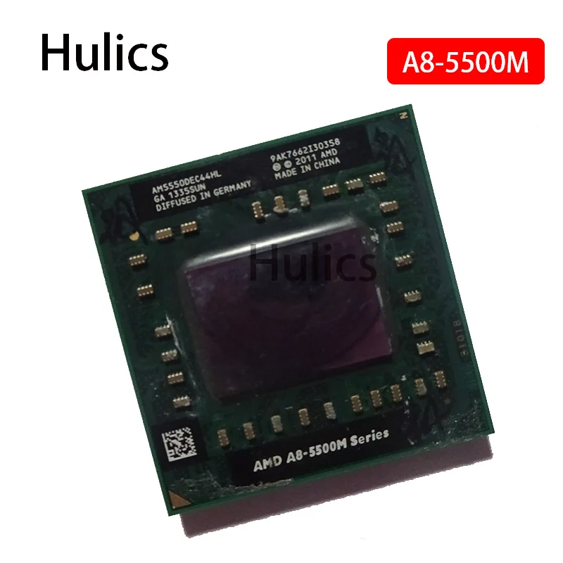 Hulics оригинальный Amd ноутбука Процессор A8 5500M series A8-5550M 5550 м AM5550DEC44HL гнездо FS1 и