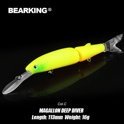 BEARKING 113 мм 16 г, 113 мм 13,7 г, 88 мм 7,2 г новые рыболовные приманки magallon family minnow crank горячая модель приманки - Цвет: Magallon-DEEP-C