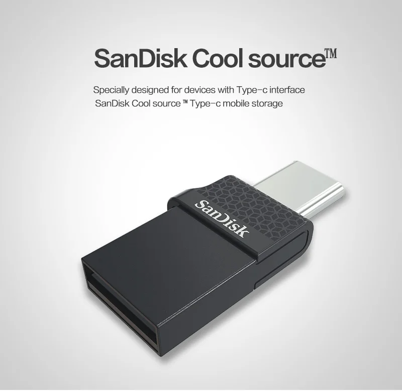 sandisk type-C Флешка мини USB флэш-накопитель 128 ГБ USB 2,0 OTG двойной привод для ноутбука