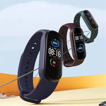 

Xiaomi Mi Band 5 Smart Bracelet 4 Color AMOLED Screen Miband 5 Smartband Fitness Tracker Bluetooth Sport Waterproof Smart Band