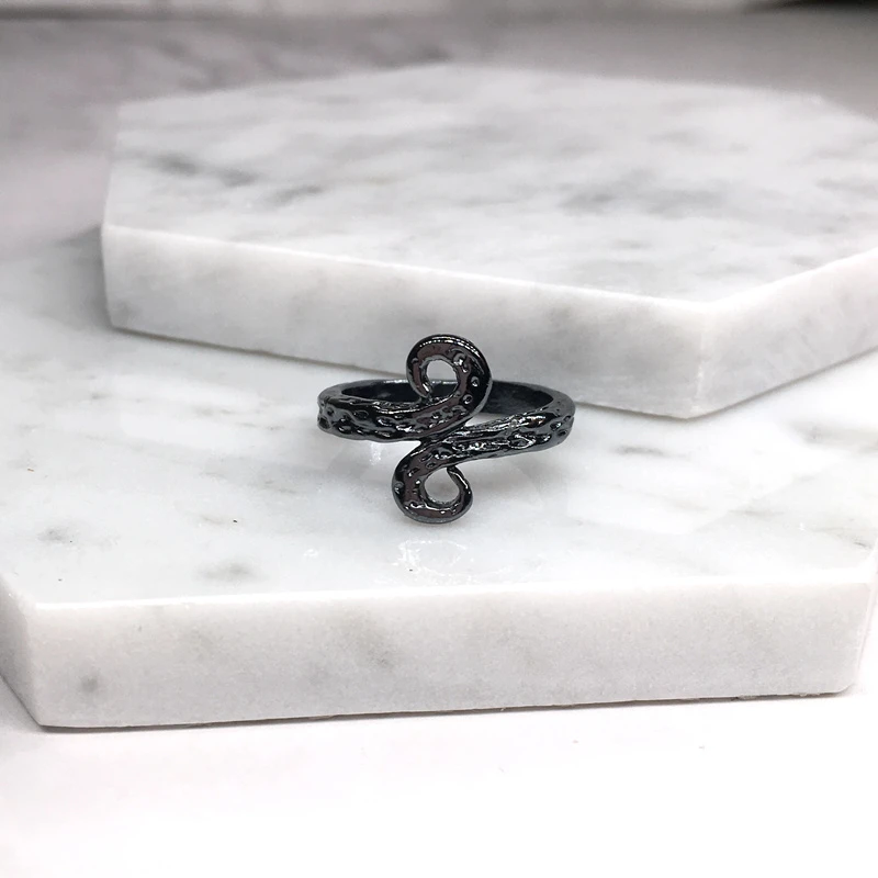 Viking Rings For Men Two Entwined Letter J Infinite Ring Norse Mythology Black Color Odin Snake Rings Nordic Amulet Jewelry New Rings Aliexpress