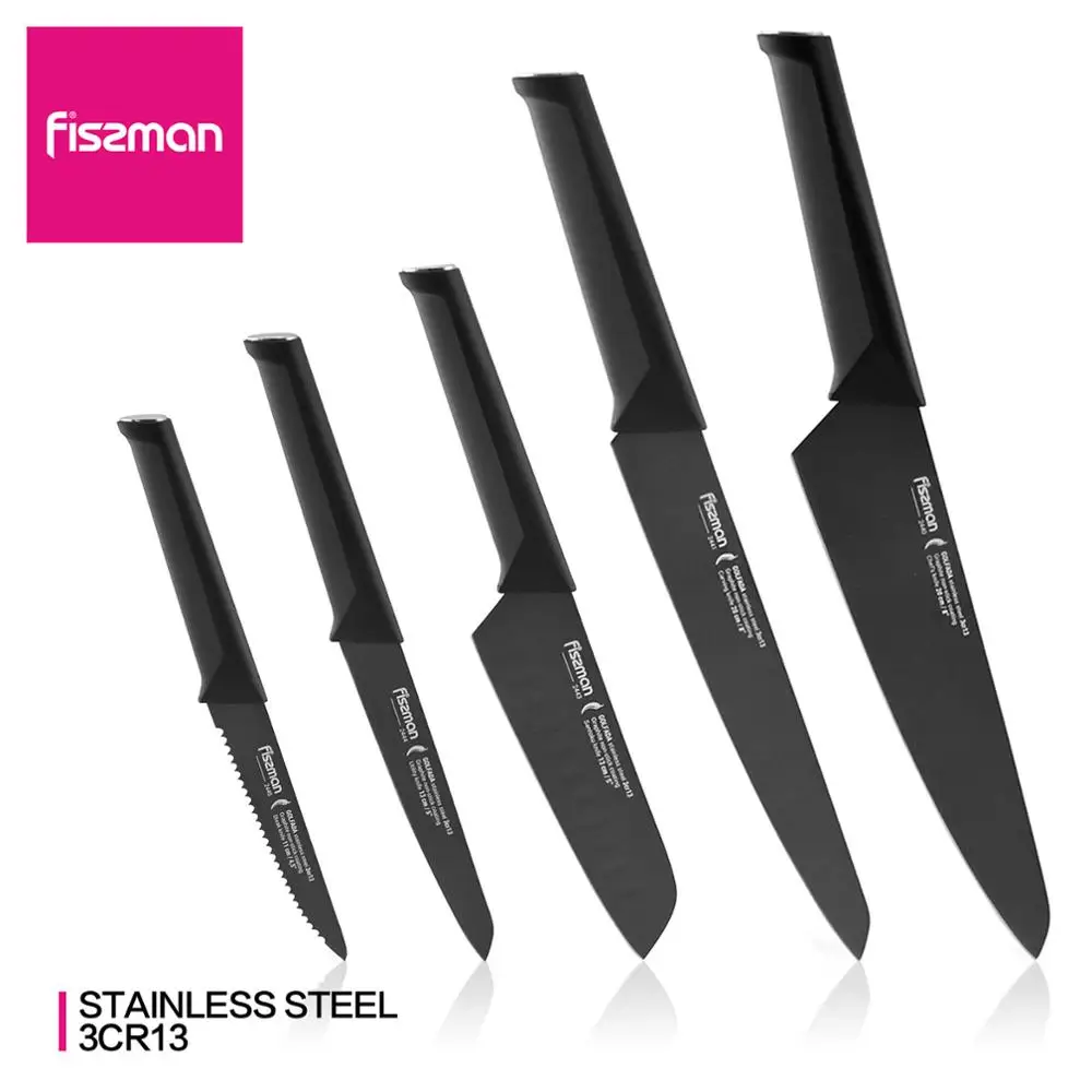 

Fissman Golfada Series Janpanese 3Cr13 Steel Kitchen Knives Santoku Chef Steak Knife