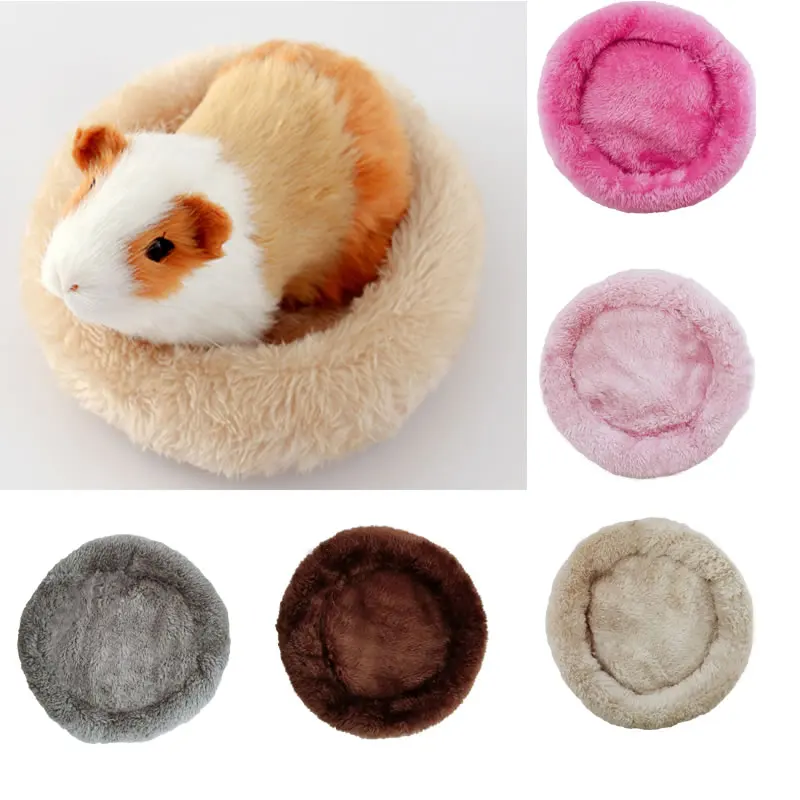 Hámster cama almohadilla redonda de dormir Mat Casa de ardilla erizo conejo cama para chinchillas de casa nido hámster Accesorios