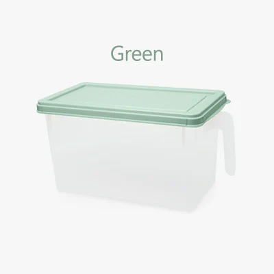 Большая коробка для хранения холодильника многофункциональная коробка для хранения замороженных овощей и фруктов коробка для хранения будет продавать подарки - Цвет: Green