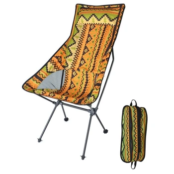 

Backrest Chair Beach Hiking Fishing Folding Chair Outdoor Portable Lightweight Backpacking Camping Chairs