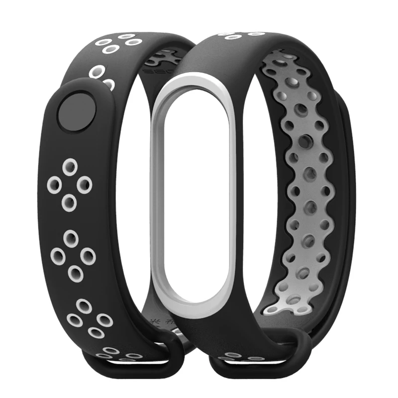 Силиконовый сменный ремешок для Xiaomi mi band 4 3 браслет смарт часов Mi Band correa Miband