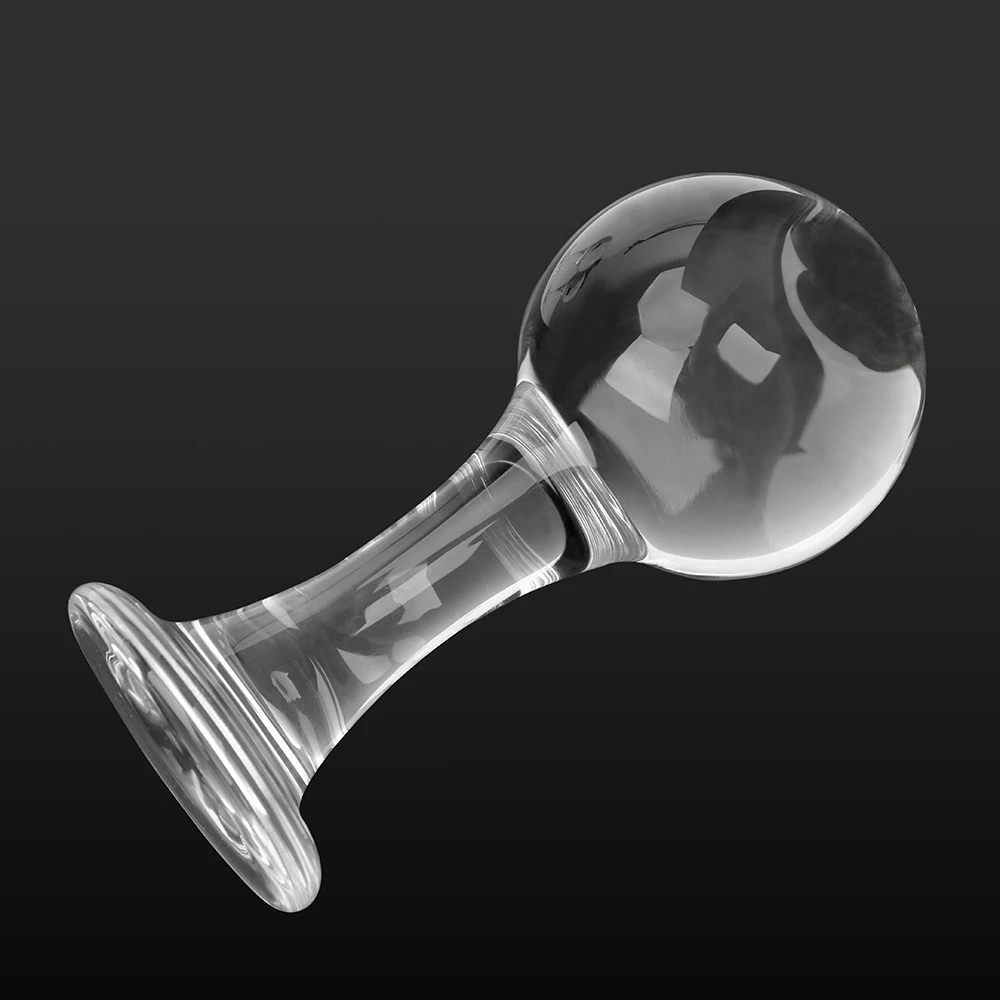 Plug anale in vetro per massaggio prostatico ed erotismo_voghion.com