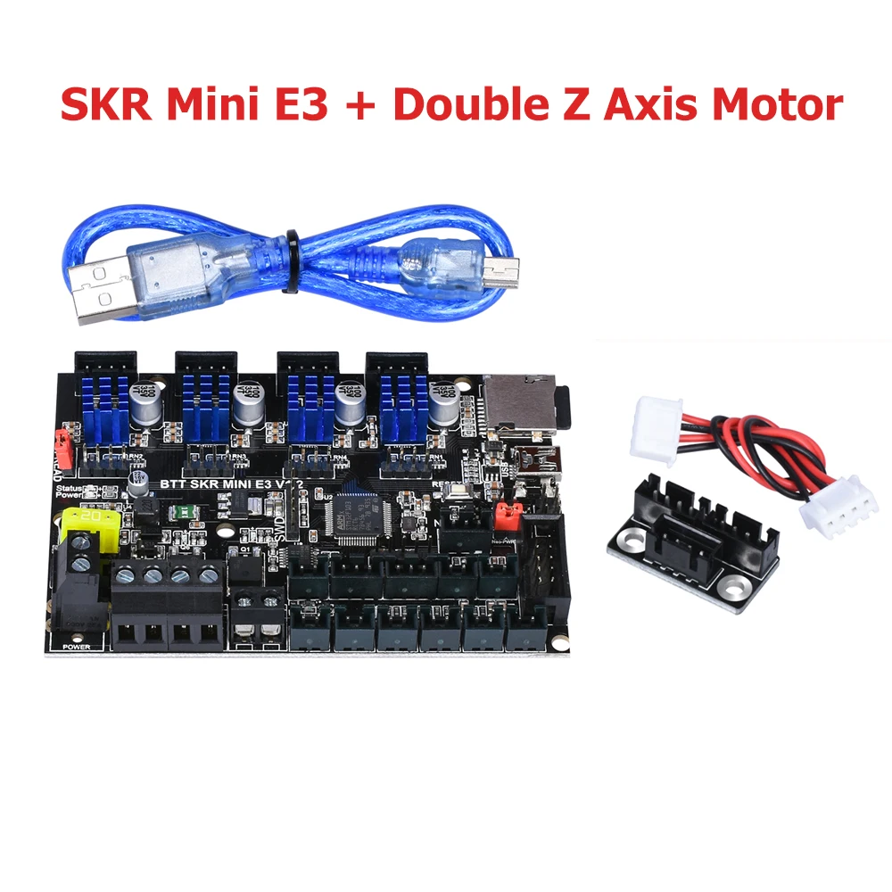 SKR miniE3 and motor BIGTREETECH SKR mini E3 V1.2 плата управления 32 бит с TMC2209 UART драйвер SKR V1.3 E3 DIP для Ender 3 Creality части 3d принтера - Цвет: SKR miniE3 and motor