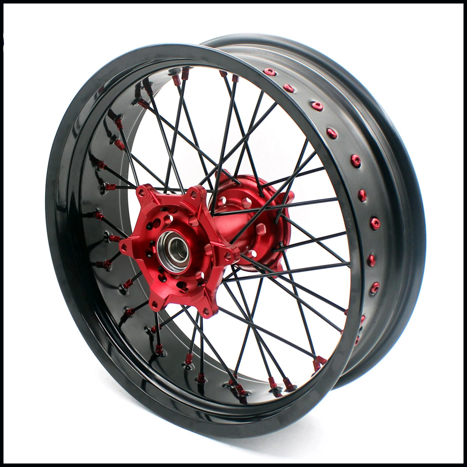 KKE 3 5/5 0*17 &quotсупер мото мотард колеса диски Набор для HONDA CRF250R 2014 2021 CRF450R 2013 2020 черные