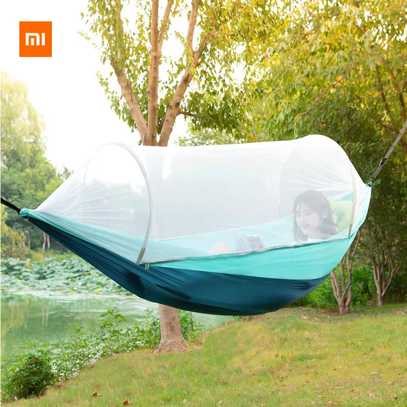 

New Xiaomi Youpin Zaofeng Outdoor Mosquito Hammock 300kg Load Bearing Rollover Prevention Rapid Construction Super Easy To Carry