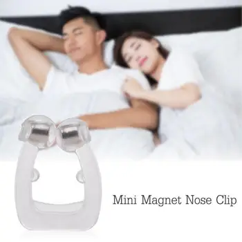 

Portable Snore Stopper Silicone Magnetic Anti Snoring Breathing Clip Case Sleeping Antisnoring With Nose Care Nose Apnea De Y6Y8
