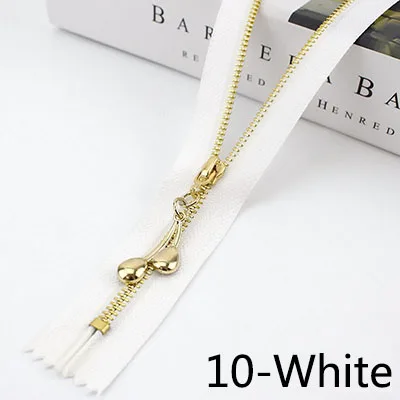 10-White Meetee 5/10 шт. 20 Вт, 30 см 3# металлическая молния с закрытым концом DIY сумка кошелек швейной по индивидуальному заказу аксессуар, на молнии, цвет белый жакеты, застежки - Цвет: 10-White