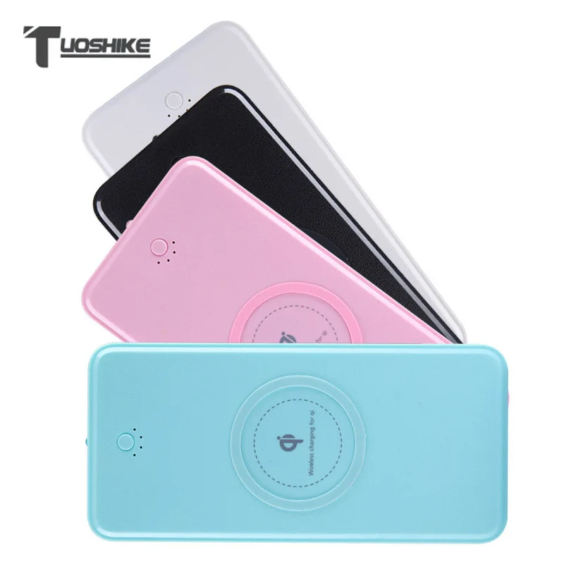 

TUOSHIKE QI Wireless Charger 10000mAh Power Bank External Battery Portable for iPhone 8 11 X Max Samsung Huawei Xiaomi Powerbank